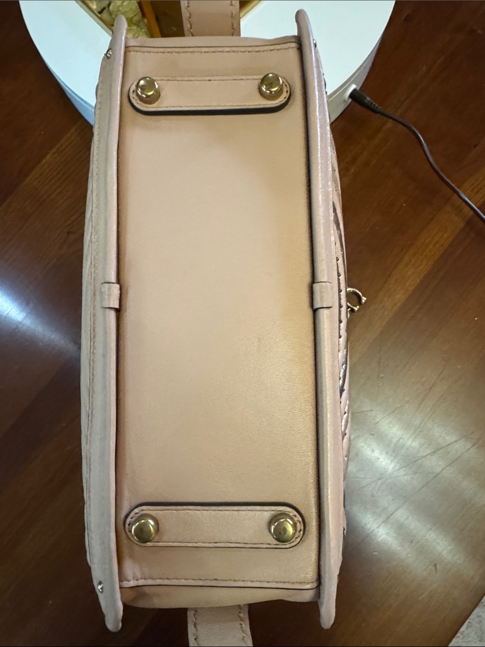 Coach Dreamer 27 Colorblock Quilted Rivet satchel Pink - Picture 5 of 10